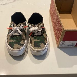 Boys Camo Vans